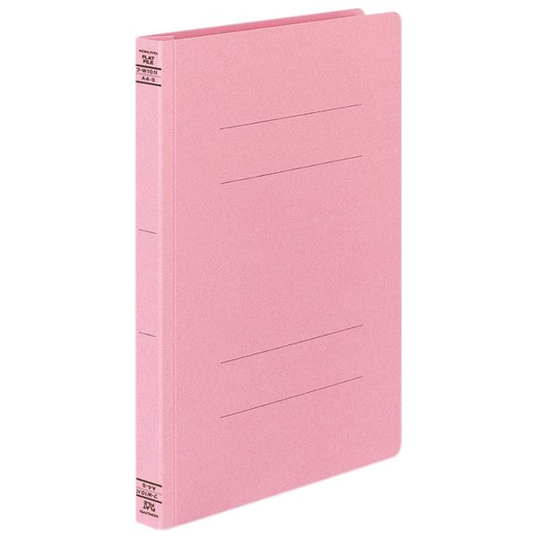 Kokuyo flat file Paper Cover Resin Binding Hardware 2 Hole A4 250 Sheets Accommodate Pink Flat – w10np