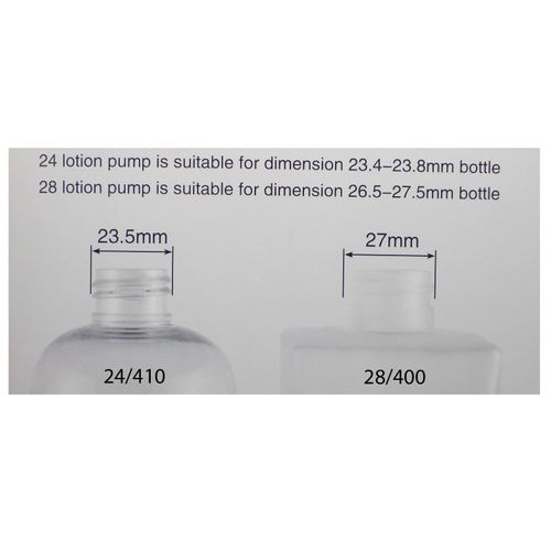 Soap and Lotion Dispenser Pump 24/410, 1CC (Black, 2)
