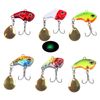 Jig Spinner Set, Kunstköder Löffel Dreifachhaken Spinner Köder Spinnerbait Künstlicher Köder Angelköder Angelhaken für Forelle, Barsch, Hecht, Döbel, Zander