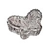 Fine Crystal 3.5' Covered Butterfly Box.