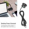 Dual USB Charger Socket, 1.5m Power Cord Hidden Dual USB Charging Socket for Sofa Couch Table Bedside Workbench Office Home
