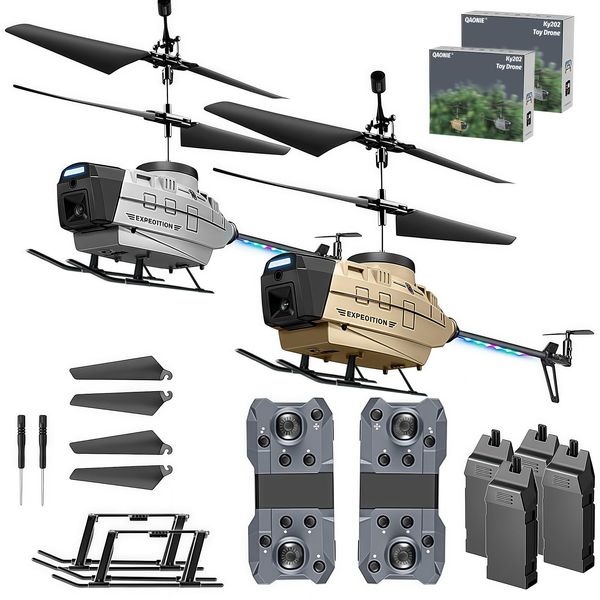 QAONIE Drone with 720p Camera, 3 Speed Mode Drone, 2 Batteries, Active Obstacle Avoidance, One Key Take Off/Landing.