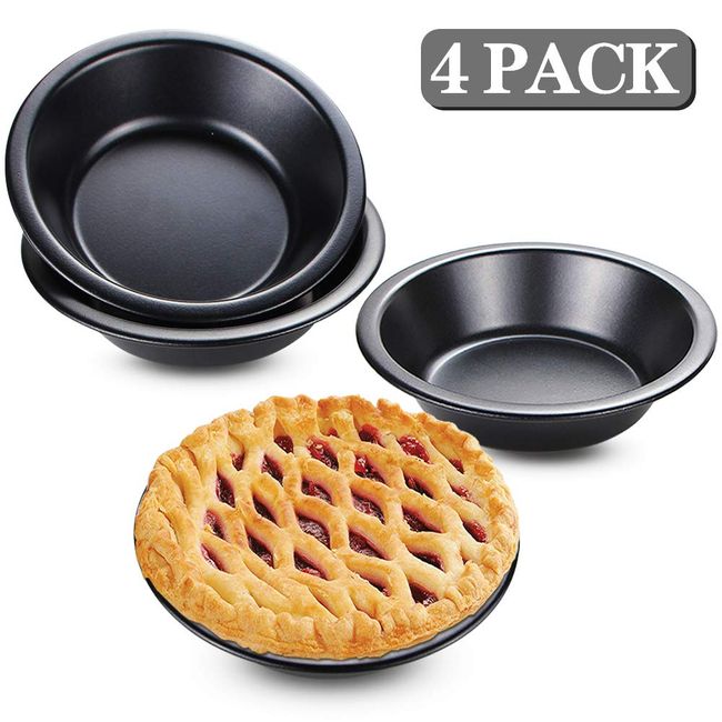 100 Pack Mini Individual Pot Pie Pans, Round Disposable Aluminum