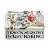 Elite Gift Boxes Emma Bridgewater Making & Baking Deep Rectangular Tin 195 x 154 x 75mm, Cream