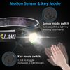 2 Packs Rechargeable COB LED Head Lamp Flashlight Headlamp with Motion Sensor