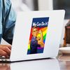CafePress Rainbow Rosie Sticker (Rectangular) Rectangle Bumper Sticker Car Decal