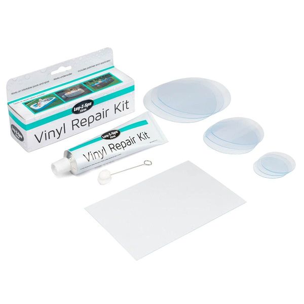 UKDD® Lay-Z-Spa Vinyl Repair Kit for Hot Tubs, Inflatable Spas and Above Ground Pools (Repair Patches, Glue and Application Tool)