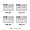 CCAMBBAK False Eyelash Extensions Semi-Permanent Idle Type 0.3 - 0.5 inches (8 - 12 mm), Matsueku Self Natural, Popular, DIY False Eyelash (9mm Light (Black))