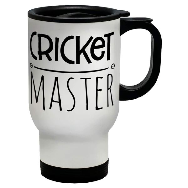 Shopagift Cricket Master Travel Mug Cup
