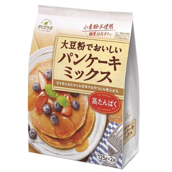 Marukome Soybean Labo Pancake Mix, Gluten Free, 8.8 oz (250 g)