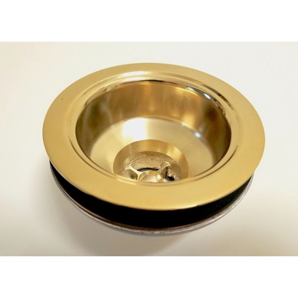 KOHLER K-8799-PB Sink Strainer, Vibrant Polished Brass