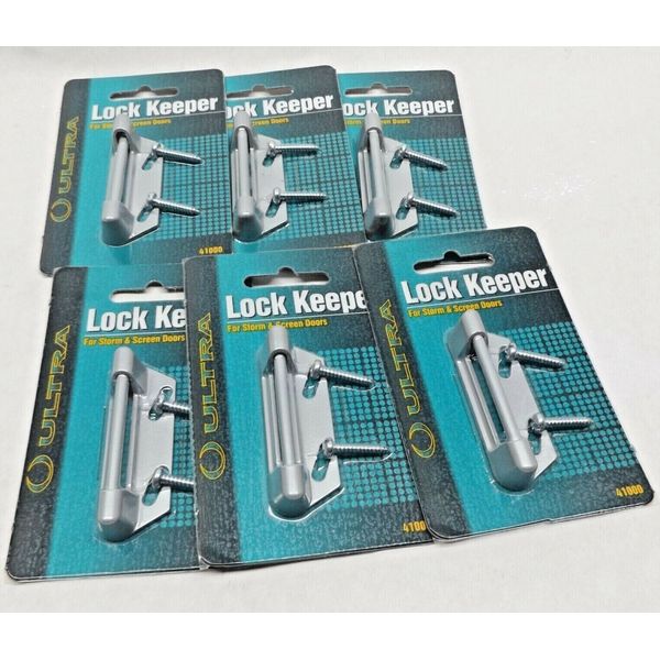 Ultra HARDWARE KEEPER STORM DOOR LOCK ALUMINUM 41000 Box of 6