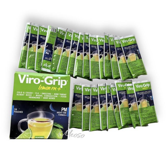 VIROGRIP TE LIMON PM NIGHT Flu cough Flu Nasal Congestion Fever Headache