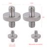 2Pcs 1/4" to 1/4" Male Threaded,Double Head Stud Camera Thread Adapter,Double Head Stud Mounting Thread Converter,Standard Tripod Mounting Threads Camera Screw Adapter Converter