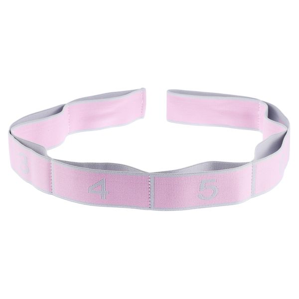 CAPASTEC Stretch Band, Resistance Band, 8 Levels of Strength, Flexible Exercise, Training Belt, Pink