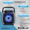 Portable Mini Bluetooth Speaker USB/SD/FM Radio, Flashing Disco Party Lights 