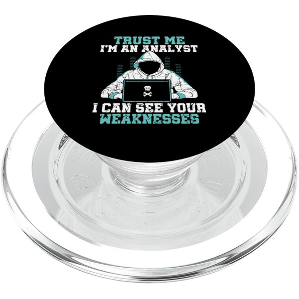 I Can See Your Weaknesses - Cyber Security PopSockets PopGrip for MagSafe