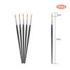 YFFSFDC 100pcs Extra Fine Surface Brush Gradient Brush Paint Brush Plastic Model DIY Modeling Watercolor Brushes (Gradient Brushes)