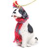 Pointer Tiny Miniature One Christmas Ornament Black-White - Delightful!
