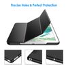 JEDirect iPad 9.7-Inch (2018/2017, 6th/5th Generation) Case, Polyurethane (PU) Leather Tri-fold Stand with Auto-Sleep Function, Black