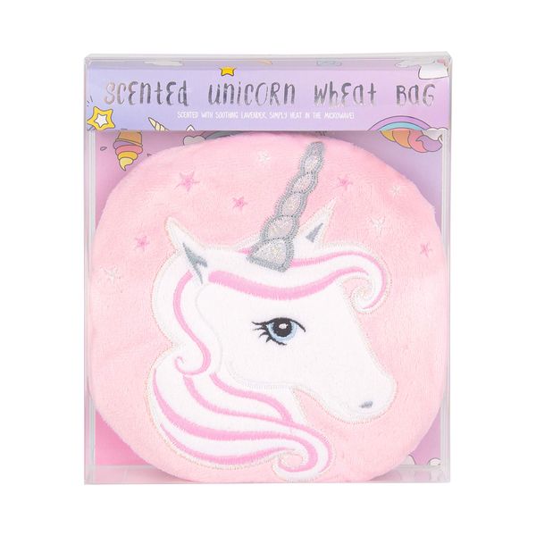 Global Gizmos 50280 Microwave Unicorn Wheat Pillow, Lavender