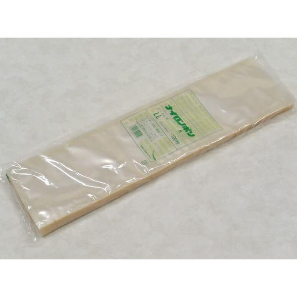 Fukuroya 10005022 Nylon Poly LL Vacuum Bags for Takuan, 4.7 x 18.1 inches (120 x 460 mm), 100 Sheets