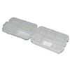 Clear Double Sided 4 Compartment / 7 Day Pill Box
