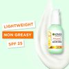 Garnier Vitamin C Serum Cream, 2in1 Formula With 20% Vitamin C serum & SPF 25 Moisturiser, Hydrate & Reveal Bright Glowing Skin, Organic & Vegan Formula, 50ml