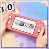 DLseego Case Compatible with Switch Lite,Crystal Glitter Transparent Protective Case Shock Absorption Anti Scratch Hand Grip Cover Soft Switch Lite Controller Shell,Clear Pink