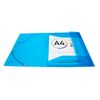 Exacompta - Ref 55670E - Iderama PP Collection - Translucent Elasticated 3-Flap Folder - Suitable for A4 Documents, 0.5mm Polypropylene - Assorted Colours (Pack of 15)