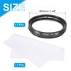 sourcing map 37mm Circular Polarizer Filter, Double Sided Multi-Layer Coatings Polarizing Filter with Cleaning Cloth for Camera Lens