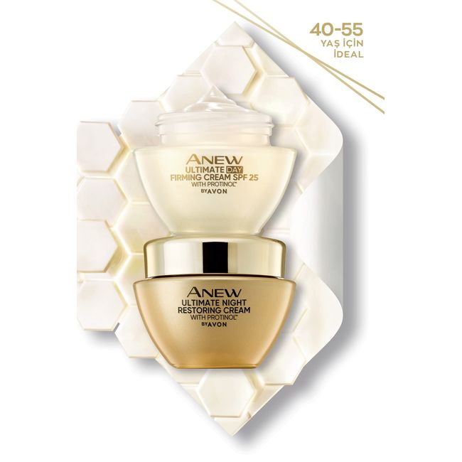 Avon Anew Ultimate Gündüz Kremi SPF25 50ml + Anew Ultimate Gece Kremi 50ml Seti