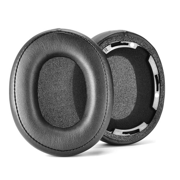 Black Headphone Ear Pad Cushion Earmuffs for Audio Technica