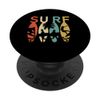 Surfboard Surfboard Retro Surfen Surfer PopSockets mit austauschbarem PopGrip