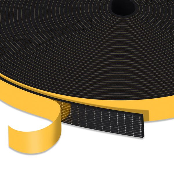 YIMIKI Schaumstoff Dichtungsband für Türen 12mm(B) x1.5mm(D), Selbstklebend Schaumstoffband Türdichtung Gegen Kalte Warme Zugluft/Anti-Kollision/Schalldichter/Wasserdichter/Staubdicht Gesamt 10m lang