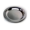 Relags stainless steel plate plate, Unisex, Edelstahlteller, Silver, 23.5 cm
