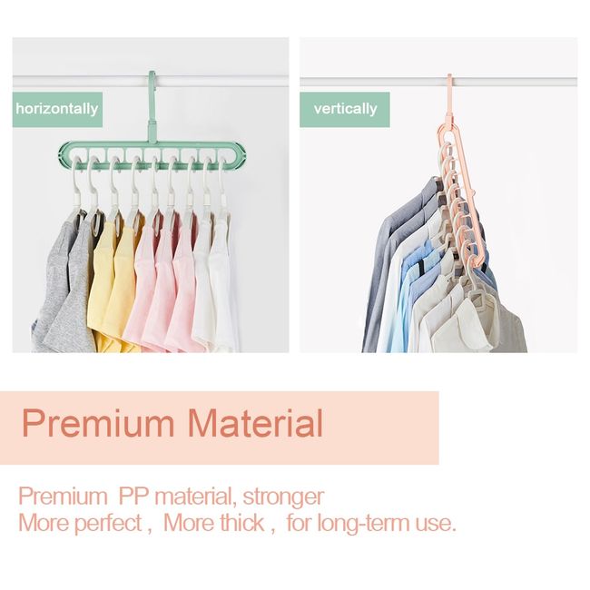 1pcs Clothes Hanger Closet Organizer Space Saving Hanger Multi-port  Clothing Rack Plastic Scarf Storage hangers for clothes