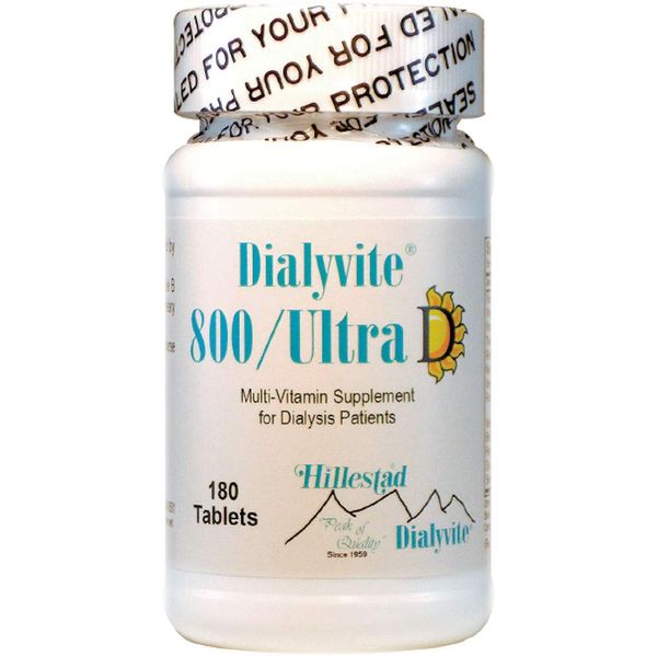 Dialyvite 800 Ultra D Multi-Vitamin Value Bottle - 180 Tablets