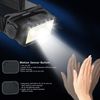 2 Pack Rechargeable Bright LED Headlamps Adjustable Headband Outdoor Head Light