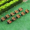 Evemodel YZ150 10pcs Model Train 1:150 bench chair settee N Z Scale
