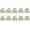 LED MR11 3W GU4 Bulbs 10 Pack 12V 5000K Daylight Halogen Replacement