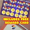 144 Colourful PRIDE Rainbow Flag 30mm Glossy Stickers