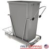 Pullout Trash Can Under Kitchen Cabinets 35Qt Waste Recycling Bin Easy Install