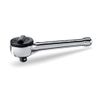 Powerbuilt 641514 3/8" Stubby Ratchet Driver, Silver