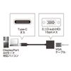 Sanwa Supply AD-ALCV01 USB Type C to VGA Adapter