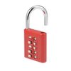 sourcing map 10-Digit Combination Padlock Push Button Locker Cabinet Lock Red 2Pcs