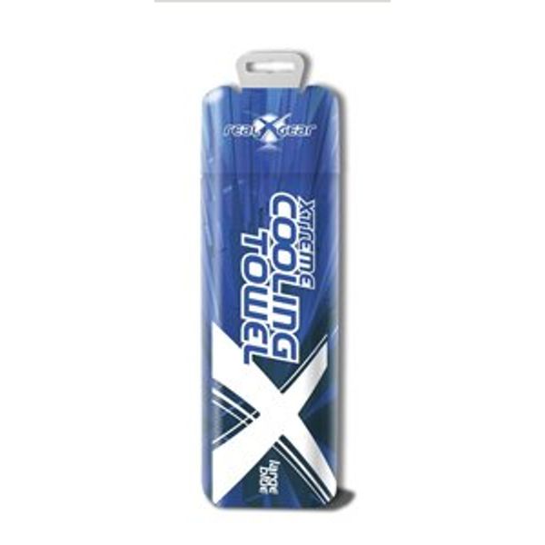 Real X Cooling Towel, Large, Blue