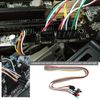 EMSea 2PCS PC Power Switch Button Cable Desktop Computer Case Motherboard On/Off/Reset/HDD Switch Cord Front Bezel Wire with Red Green LED Indicator Light