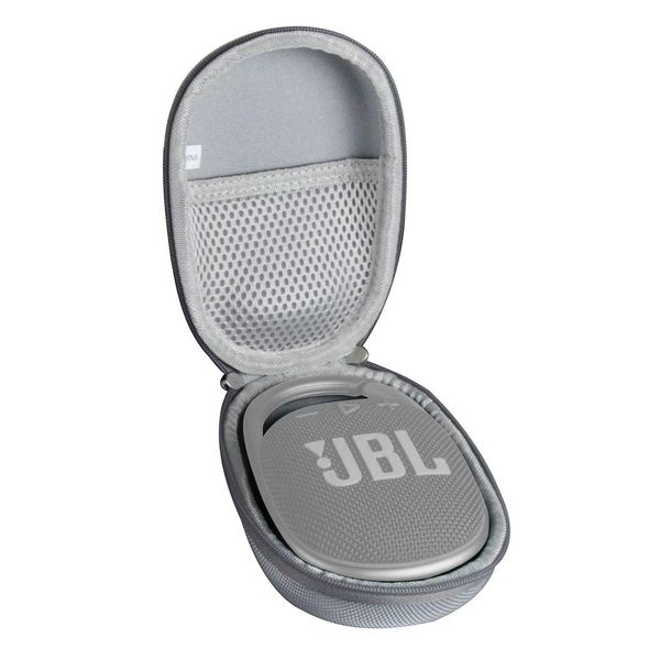 Hermitshell Hard Travel Case for JBL Clip 5 / JBL Clip 4 Bluetooth Speaker (Grey)