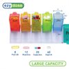 14 Day Rainbow Pill Dispenser Weekly Organizer Easy Fill Touchless Delivery